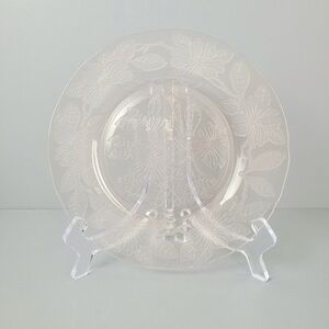 Macbeth Evans Dogwood Pink Depression Glass Plate